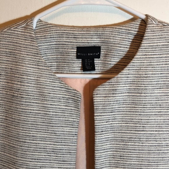 Willi Smith Woven Textured Blazer Size Medium - Picture 2 of 5